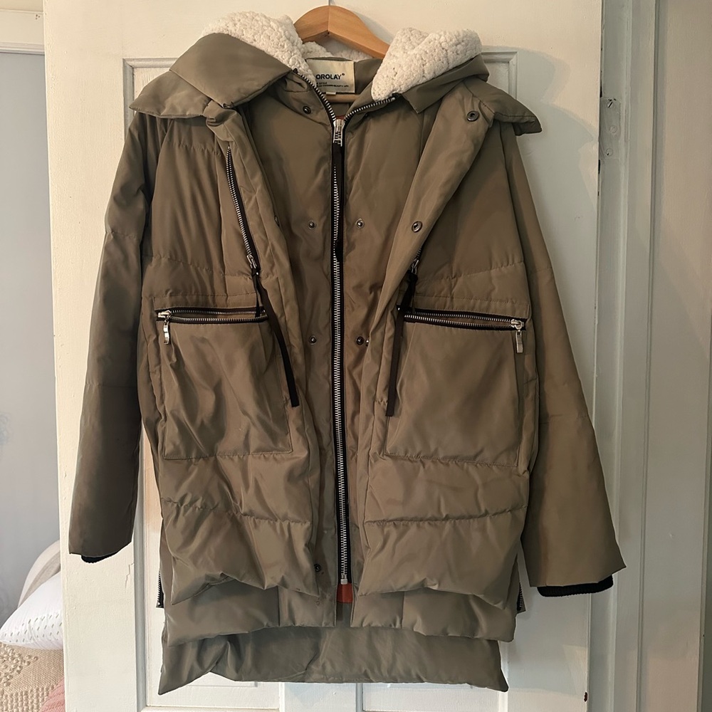 Orolay Winter Coat - Olive green